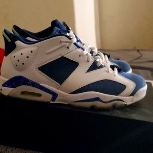 Air Jordan 6s Low Seattle Seahawks